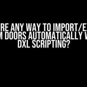 Is there any way to import/export in/from DOORS automatically without DXL scripting?